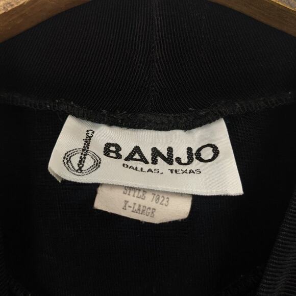 Banjo Vintage Embellished Long Sleeve Turtleneck Blouse - Picture 5 of 6